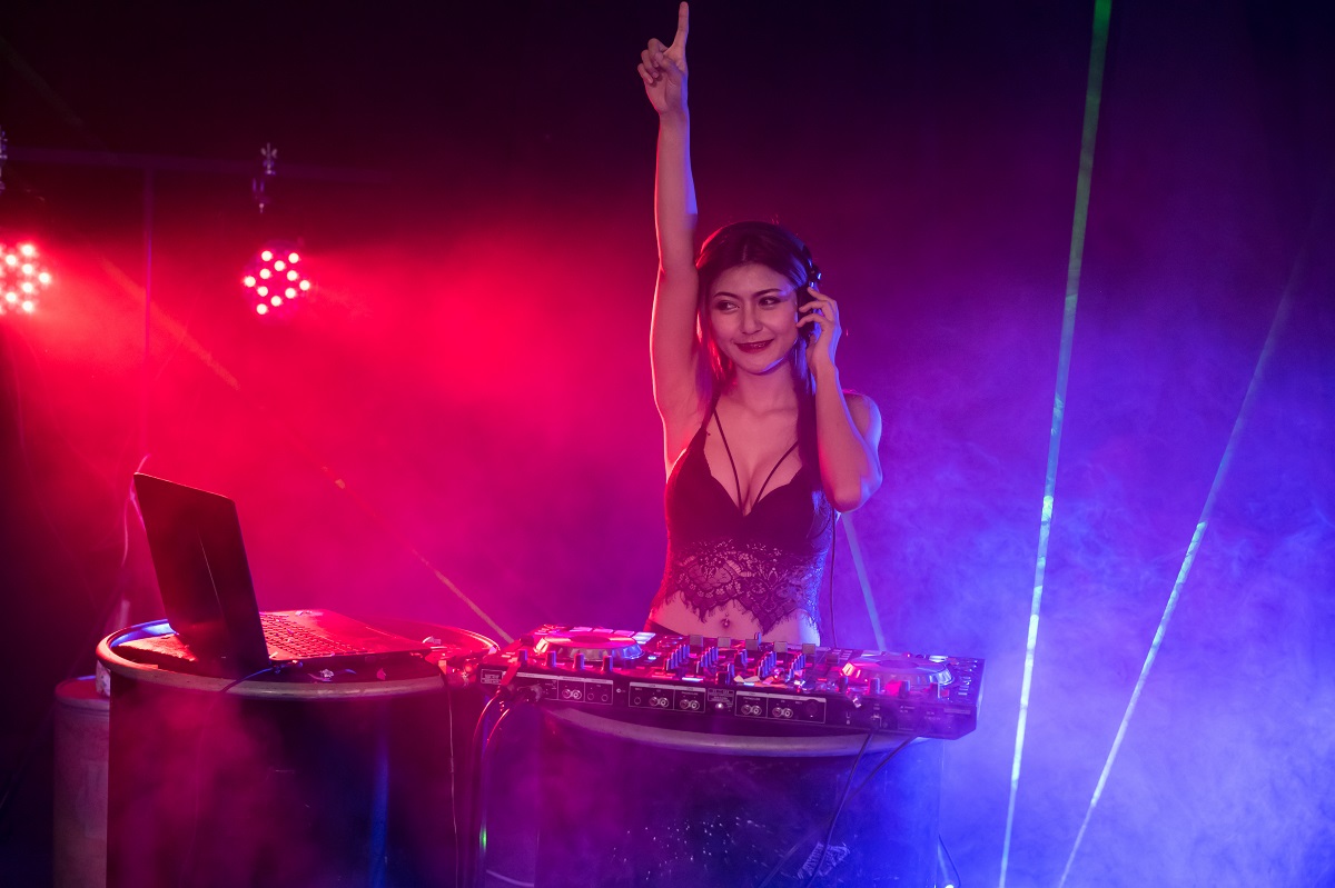 Live DJ Performance at Club